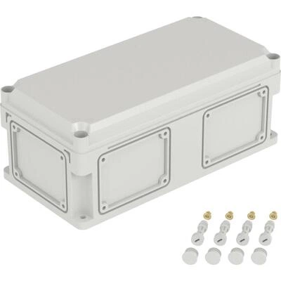 ДКС Корпус RAM box без МП 400х200х160 мм, с фланцами, непрозрачная крышка высотой 35 мм, IP66/IP67 542310 DKC