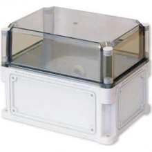 ДКС Корпус IP67,400х200х235 (выс.крышки 110),стнк.выбв.флнц.,прозр.крыш. 542911 DKC