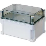 ДКС Корпус IP67 400х300х195 (выс.крышки 70),сплошн.стенки,прозр.крыш. 543701 DKC