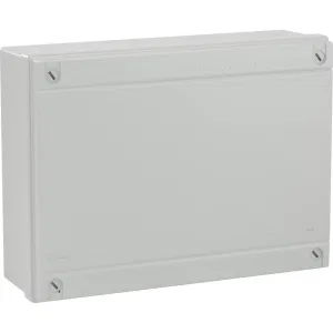 ДКС Коробка ответвит. с гладкими стенками, IP56, 380х300х120мм 54410 DKC ДКС Коробка ответвит. с гладкими стенками, IP56, 380х300х120мм 54410 DKC