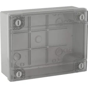 ДКС Коробка ответвит. с гладкими стенками и прозрачной крышкой, IP56, 380х300х120мм 54420 DKC ДКС Коробка ответвит. с гладкими стенками и прозрачной крышкой, IP56, 380х300х120мм 54420 DKC