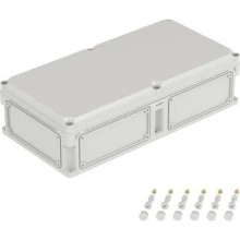 ДКС Корпус RAM box без МП 600х300х160 мм, с фланцами, непрозрачная крышка высотой 35 мм, IP66/IP67 563310 DKC