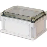 ДКС Корпус IP67.600х400х160 (выс.крышки 35),стнк.выбв.флнц.,прозр.крыш. 564311 DKC