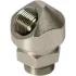 ДКС Поворотный адаптер 45° M32x1,5, IP68/IP67, никелированная латунь 6028-32G DKC ДКС Поворотный адаптер 45° M32x1,5, IP68/IP67, никелированная латунь 6028-32G DKC