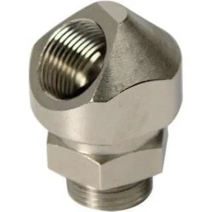 ДКС Поворотный адаптер 45? M50x1,5, IP68/IP67 никелированная латунь 6028-50GR DKC ДКС Поворотный адаптер 45? M50x1,5, IP68/IP67 никелированная латунь 6028-50GR DKC