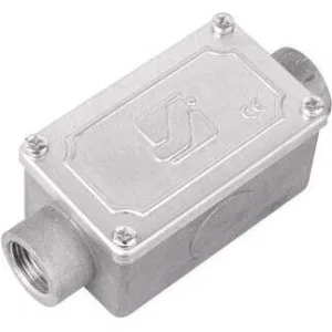 ДКС Коробка протяжная алюминиевая, 2 ввода 180°, М25х1,5 ,IP55, 118х51х42мм 6030-25 DKC ДКС Коробка протяжная алюминиевая, 2 ввода 180°, М25х1,5 ,IP55, 118х51х42мм 6030-25 DKC