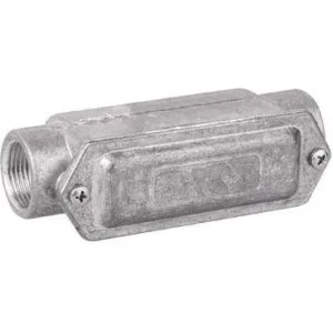 ДКС Коробка протяжная алюминиевая, 2 ввода 180°, М32х1,5 ,IP55, 146х45х57мм 6030-32A DKC ДКС Коробка протяжная алюминиевая, 2 ввода 180°, М32х1,5 ,IP55, 146х45х57мм 6030-32A DKC