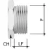 ДКС Заглушка M16x1,5, никелированная латунь 6050-16A DKC ДКС Заглушка M16x1,5, никелированная латунь 6050-16A DKC