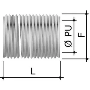 ДКС Ниппель M16x1,5, никелированная латунь 6051-16A DKC ДКС Ниппель M16x1,5, никелированная латунь 6051-16A DKC