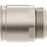 ДКС Муфта труба-коробка д.32мм, IP66/IP67, М32х1,5 никелированная латунь 6111-A32NR DKC
