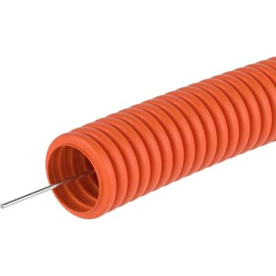 ДКС Труба ПНД гибкая гофр. д.40мм, тяжёлая с протяжкой, 20м, цвет оранжевый 71540 DKC ДКС Труба ПНД гибкая гофр. д.40мм, тяжёлая с протяжкой, 20м, цвет оранжевый 71540 DKC