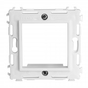 ДКС Каркас на 2 модуля (одноместный), белый, RAL 9016 75020W DKC