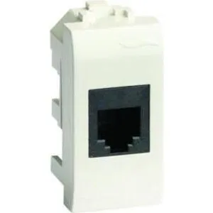 ДКС Ком.роз. RJ45 кат.5e экран., 8P8C, Brava, слон.кость, 1мод 75457S DKC ДКС Ком.роз. RJ45 кат.5e экран., 8P8C, Brava, слон.кость, 1мод 75457S DKC