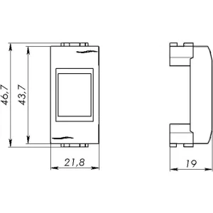ДКС Адаптер для информационных разъемов SIEMON, слоновая кость, 1мод. 75608S DKC ДКС Адаптер для информационных разъемов SIEMON, слоновая кость, 1мод. 75608S DKC