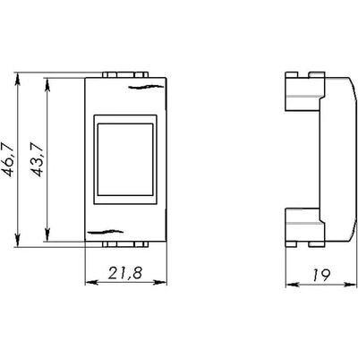 ДКС Адаптер для информационных разъемов SIEMON, слоновая кость, 1мод. 75608S DKC ДКС Адаптер для информационных разъемов SIEMON, слоновая кость, 1мод. 75608S DKC