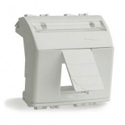 ДКС Адаптер для информационных разъемов Keystone, слоновая кость, 2мод. 75613S DKC