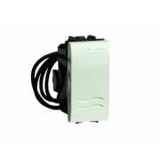 ДКС Выключатель типа кнопка с подсветкой, белый, 1мод. 76021BL DKC