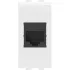 ДКС Компьютерная розетка RJ-45, кат.5E (разъем AMP), белая, 1мод. 76646B DKC ДКС Компьютерная розетка RJ-45, кат.5E (разъем AMP), белая, 1мод. 76646B DKC