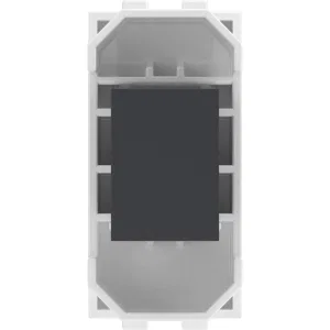 ДКС Компьютерная розетка RJ-45, кат.5E (разъем AMP), белая, 1мод. 76646B DKC ДКС Компьютерная розетка RJ-45, кат.5E (разъем AMP), белая, 1мод. 76646B DKC
