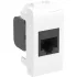 ДКС Компьютерная розетка RJ45 кат.5e, Brava, белая, 1 модуль 76654B DKC ДКС Компьютерная розетка RJ45 кат.5e, Brava, белая, 1 модуль 76654B DKC
