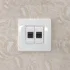 ДКС Компьютерная розетка RJ45 кат.5e, Brava, белая, 1 модуль 76654B DKC ДКС Компьютерная розетка RJ45 кат.5e, Brava, белая, 1 модуль 76654B DKC