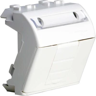 ДКС Ком.роз. RJ45 кат.5e, Brava, белая, 2мод 76655B DKC ДКС Ком.роз. RJ45 кат.5e, Brava, белая, 2мод 76655B DKC