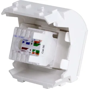 ДКС Ком.роз. RJ45 кат.5e, Brava, белая, 2мод 76655B DKC ДКС Ком.роз. RJ45 кат.5e, Brava, белая, 2мод 76655B DKC