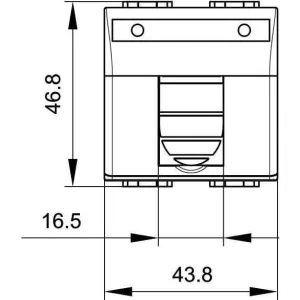 ДКС Компьютерная розетка RJ-45, кат.5Е, экранированная, белая, 2мод 76666B DKC ДКС Компьютерная розетка RJ-45, кат.5Е, экранированная, белая, 2мод 76666B DKC