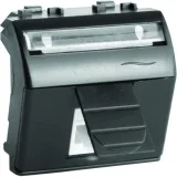 ДКС USB 3.0 со шторкой, Brava, черная, 2мод 77302N DKC