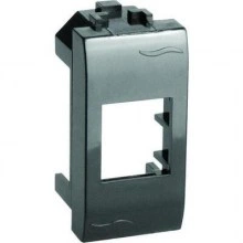 ДКС Адаптер для информационных разъемов SIEMON, черный, 1мод. 77608N DKC