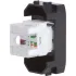 ДКС Компьютерная розетка RJ45 кат.5e, Brava, черная, 1мод 77654N DKC ДКС Компьютерная розетка RJ45 кат.5e, Brava, черная, 1мод 77654N DKC
