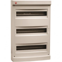 ДКС Щиток настен. без дверцы, 54(3Х18) мод.,IP40 DKC 83654