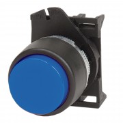 ДКС Головка кнопки выпуклая без фиксации, синяя (Замена на: M22P-FMBP/M22P-FMBA + M22MF) ABDTR4 DKC