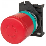 ДКС Головка кнопки аварийная грибовидная поворотная с индикацией д. 60 (Замена на: M22E-MLLRP/M22E-MLLRA + M22MF) ABHT1C6S DKC