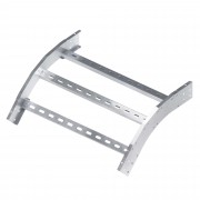 ДКС Угол лестничный вертикальный внешний 45 градусов 100х150, толщ. 3 мм, R300, в комплекте с крепёжными элементами, необходимыми для монтажа, алюминий ALPW31015K DKC