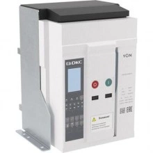 ДКС Воздушный автоматический выключатель YON pro ANX06N 3P 630 А 66 кА, типоразмер S, расцепитель ETE, стационарный, горизонтальное/вертикальное подключение, управление 220 В AC ANX06NS3FH622200K DKC