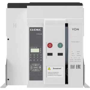 ДКС Воздушный автоматический выключатель YON pro ANX12N 4P 1250 А 66 кА, типоразмер S, расцепитель ETA, стационарный, горизонтальное/вертикальное подключение, управление 220 В AC ANX12NS4FH522200K DKC ДКС Воздушный автоматический выключатель YON pro ANX12N 4P 1250 А 66 кА, типоразмер S, расцепитель ETA, стационарный, горизонтальное/вертикальное подключение, управление 220 В AC ANX12NS4FH522200K DKC