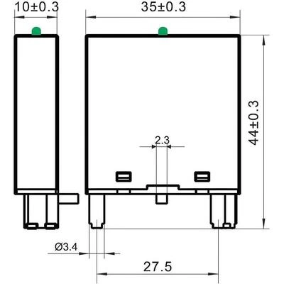 ДКС Модуль индикации и защиты, LED зелёный+Варистор (A1+), 120V AC/DC BIMD-LV3G DKC ДКС Модуль индикации и защиты, LED зелёный+Варистор (A1+), 120V AC/DC BIMD-LV3G DKC