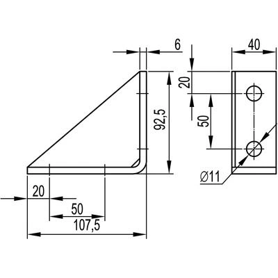 ДКС Уголок двойной усиленный левый, горячеоцинкованный BMC1022HDZ DKC ДКС Уголок двойной усиленный левый, горячеоцинкованный BMC1022HDZ DKC
