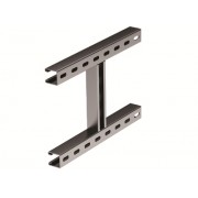 ДКС H-образное крепление к вертикальной двутавровой балке, 400 мм, горячеоцинкованное BMH4040HDZ DKC