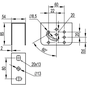 ДКС Крепление к потолку SML BSV2901 DKC ДКС Крепление к потолку SML BSV2901 DKC