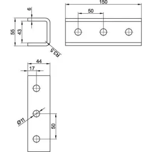 ДКС Крепление приварное для профилей BPL-41/BPM-41/BPD-41, не оцинкованное BSW4101 DKC ДКС Крепление приварное для профилей BPL-41/BPM-41/BPD-41, не оцинкованное BSW4101 DKC