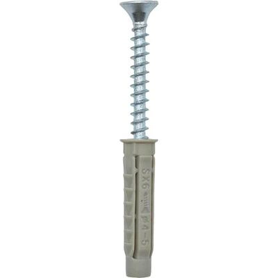 ДКС Саморез 4,5х40 мм с дюбелем V6 CM06522 DKC ДКС Саморез 4,5х40 мм с дюбелем V6 CM06522 DKC