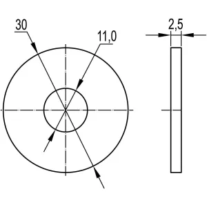 ДКС Шайба М10 кузовная DIN9021 CM121000 DKC ДКС Шайба М10 кузовная DIN9021 CM121000 DKC
