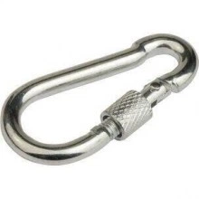 ДКС Карабин с фиксатором DIN5299D 5х50, оцинкованная сталь CM627005 DKC