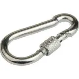 ДКС Карабин с фиксатором DIN5299D 6х60, оцинкованная сталь CM627006 DKC