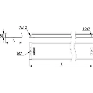 ДКС Non Perforated Straight Element 200х50 L 2000 DKC 35014 ДКС Non Perforated Straight Element 200х50 L 2000 DKC 35014