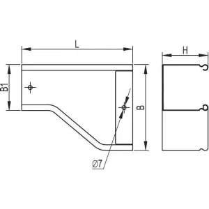 ДКС Right-side RRD adapter 600-500 h 100, included with fasteners (joint plates GTO, screws, nuts) DKC 36456K ДКС Right-side RRD adapter 600-500 h 100, included with fasteners (joint plates GTO, screws, nuts) DKC 36456K