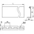ДКС Divider h. 50 mt2 DKC 36470 ДКС Divider h. 50 mt2 DKC 36470