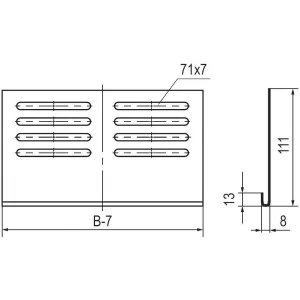 ДКС Protective Plate b. 100 DKC 36900 ДКС Protective Plate b. 100 DKC 36900